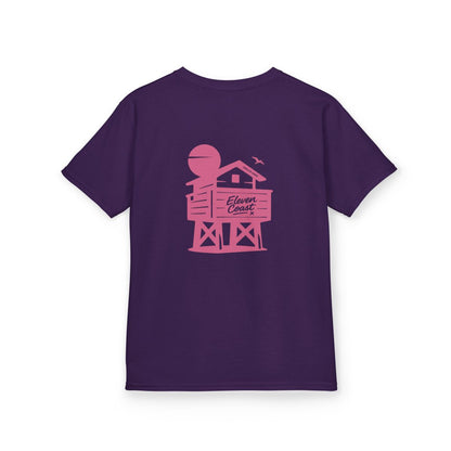 Kids Beach Chalet Tee Pink Pop 