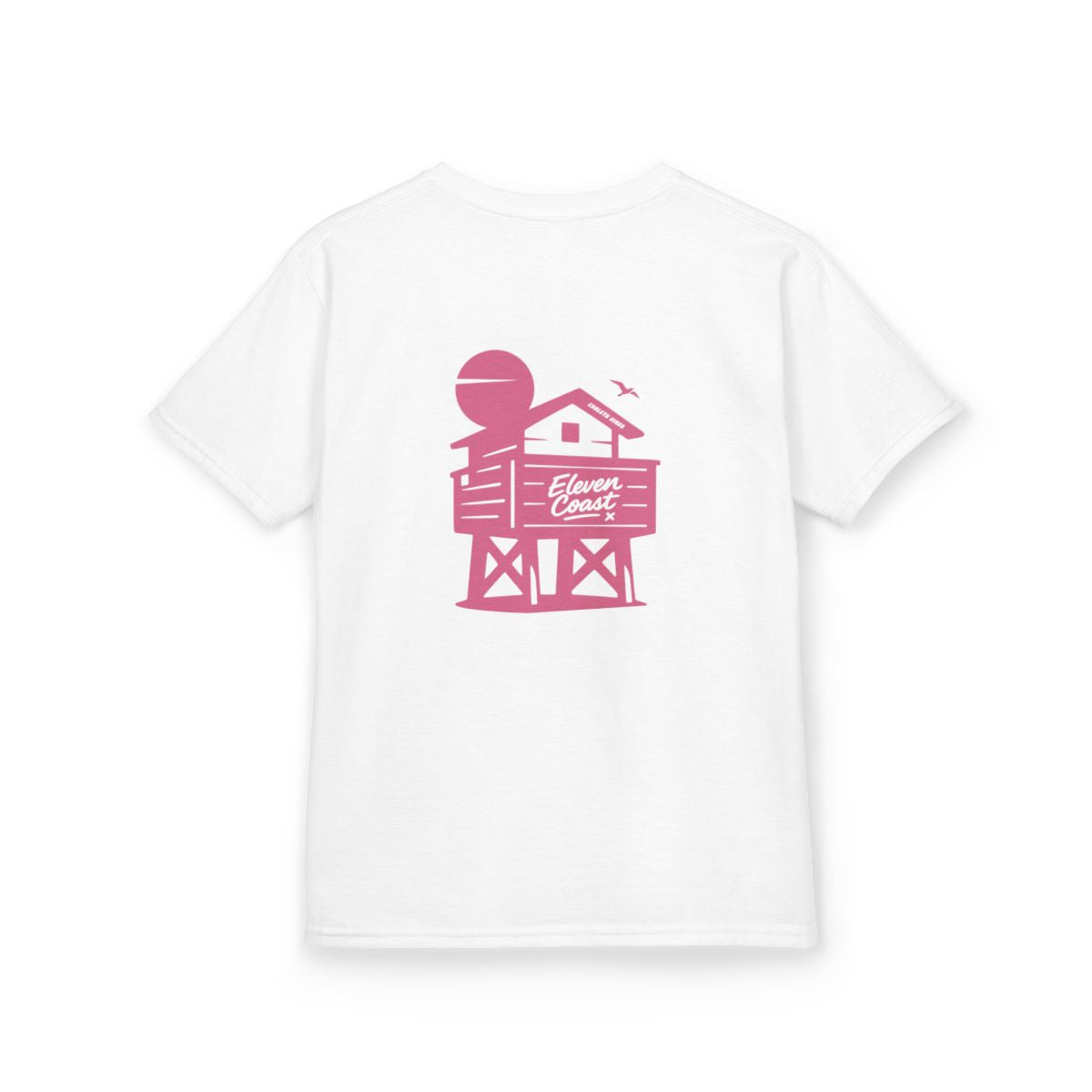 Kids Beach Chalet Tee Pink Pop 