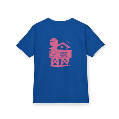 Kids Beach Chalet Tee Pink Pop 