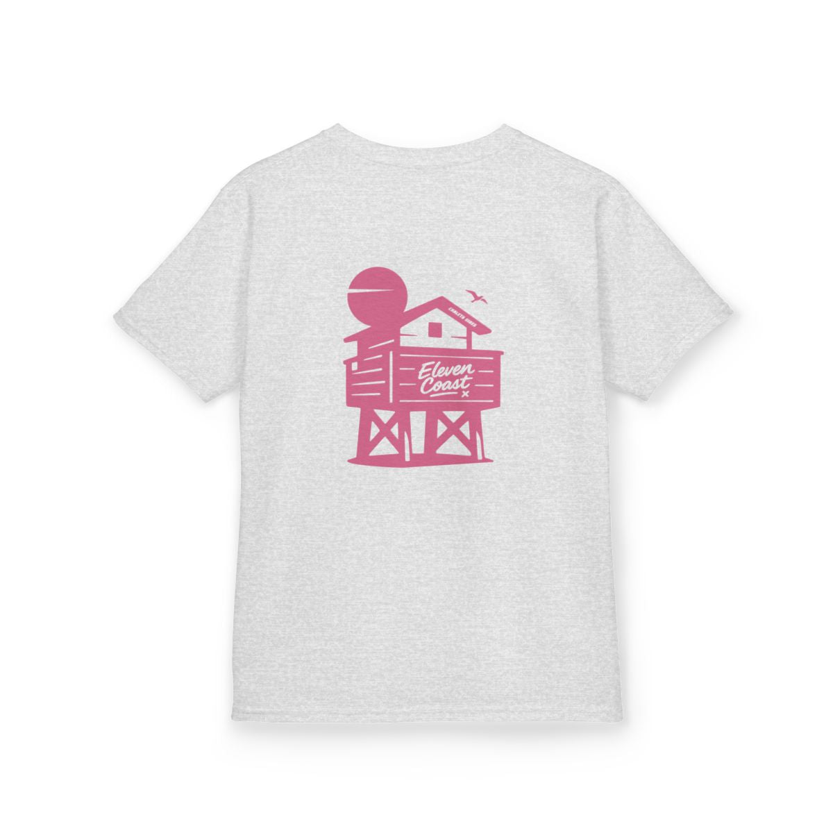 Kids Beach Chalet Tee Pink Pop 