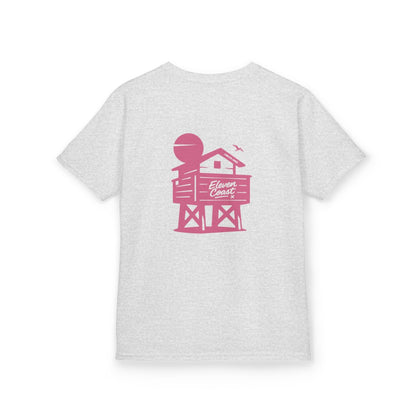 Kids Beach Chalet Tee Pink Pop 
