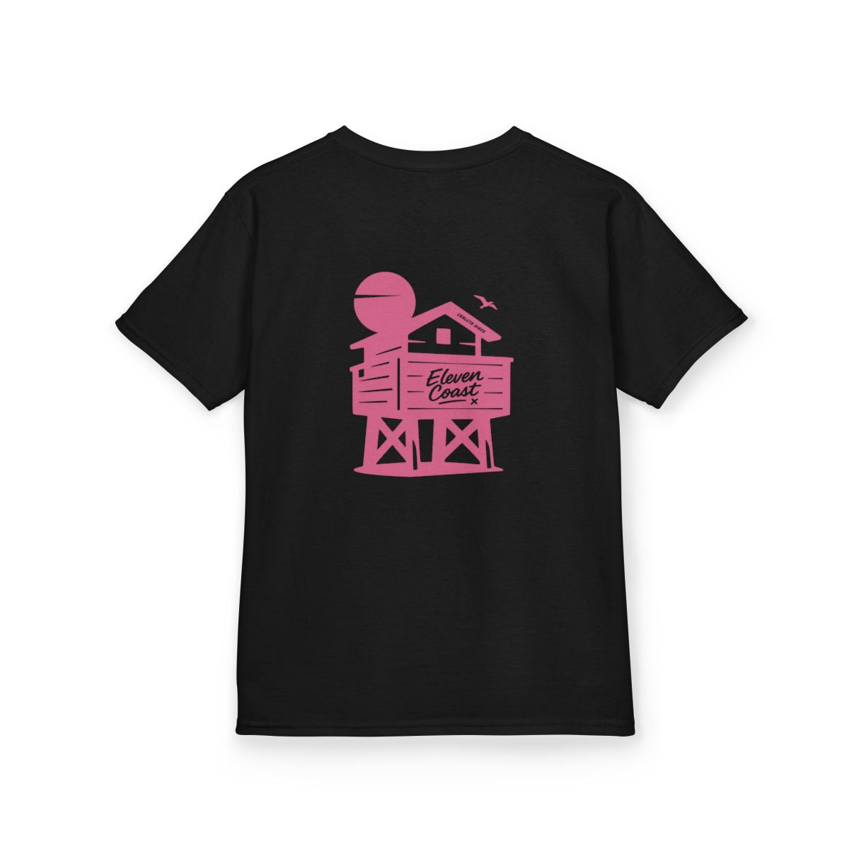 Kids Beach Chalet Tee Pink Pop 