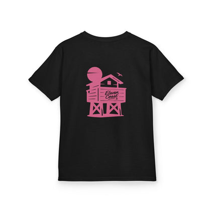 Kids Beach Chalet Tee Pink Pop 