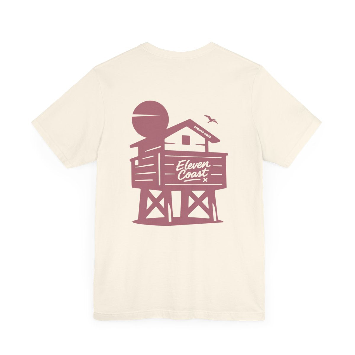 Men’s Wooden Beach Chalet T-Shirt #en:color_natural,fr:couleur_naturel