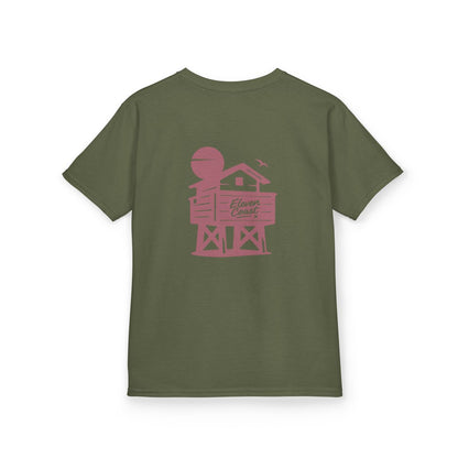 Kids Beach Chalet Tee Rosewood Red 