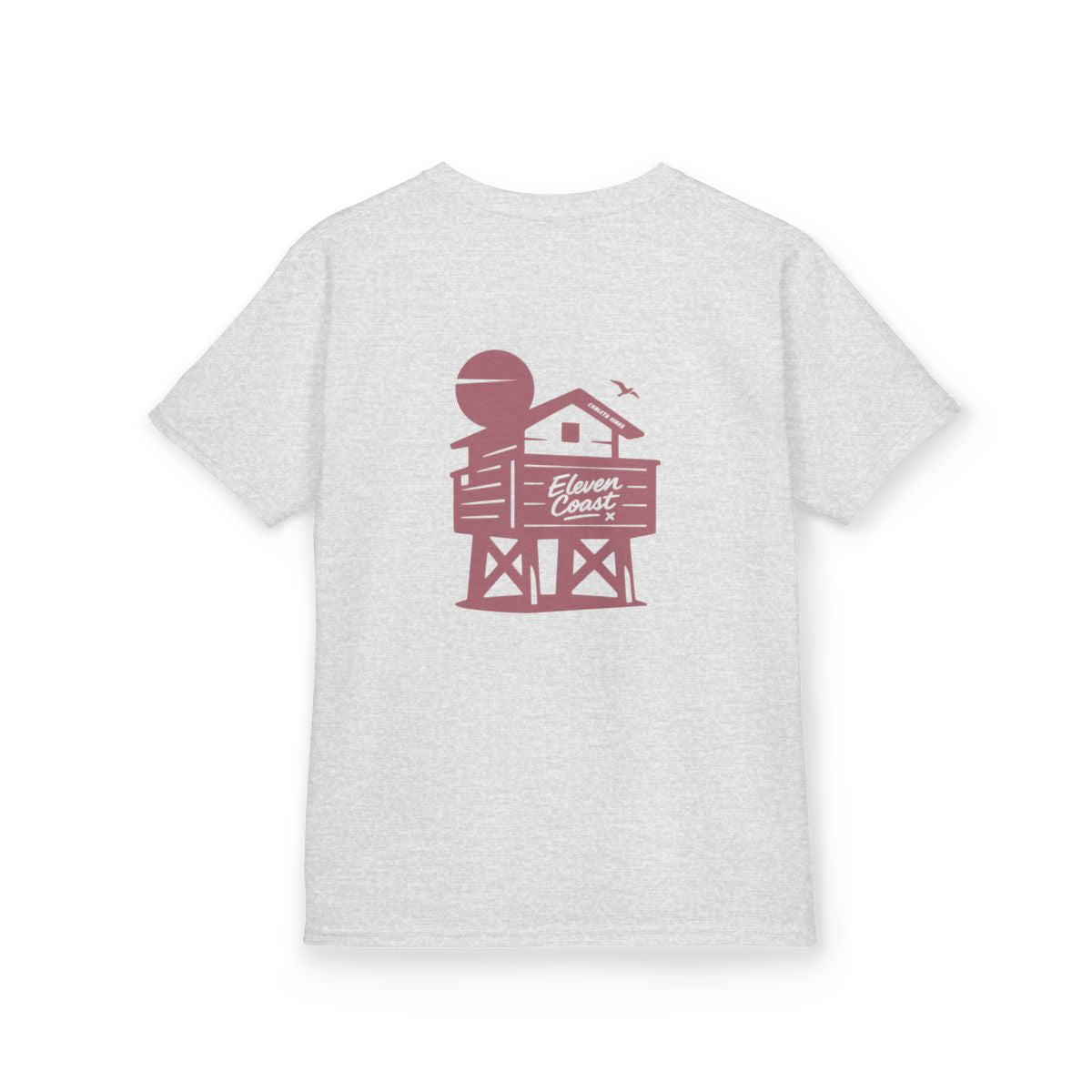 Kids Beach Chalet Tee Rosewood Red 