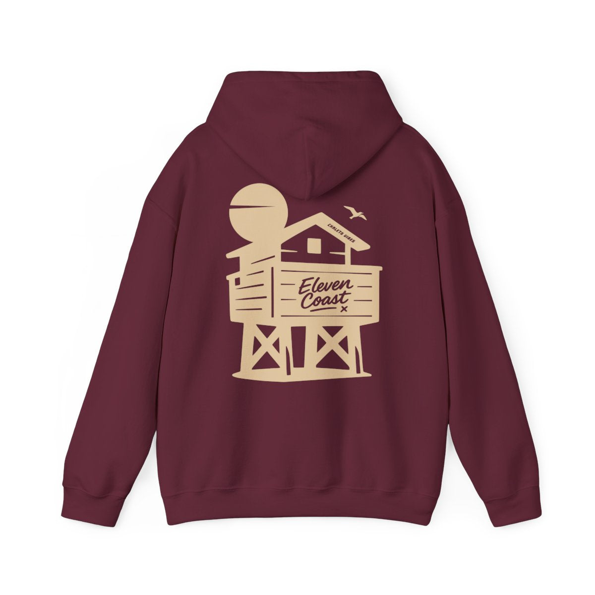 Beach Chalet Hoodie For Women 
