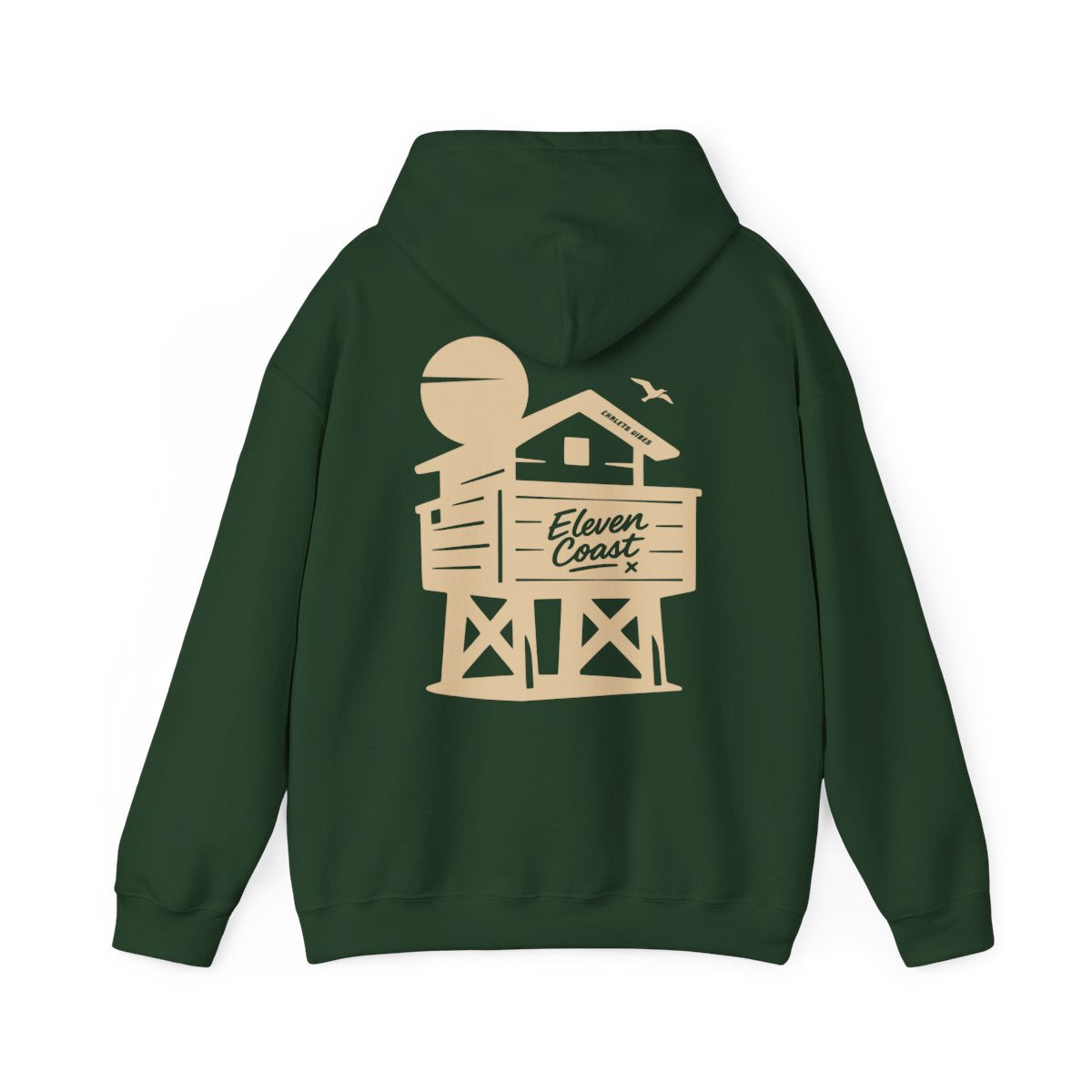 Beach Chalet Hoodie For Women 