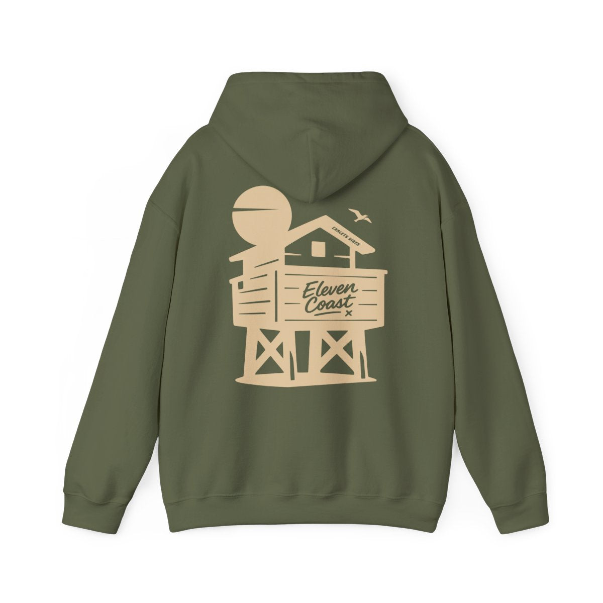Beach Chalet Hoodie For Women 