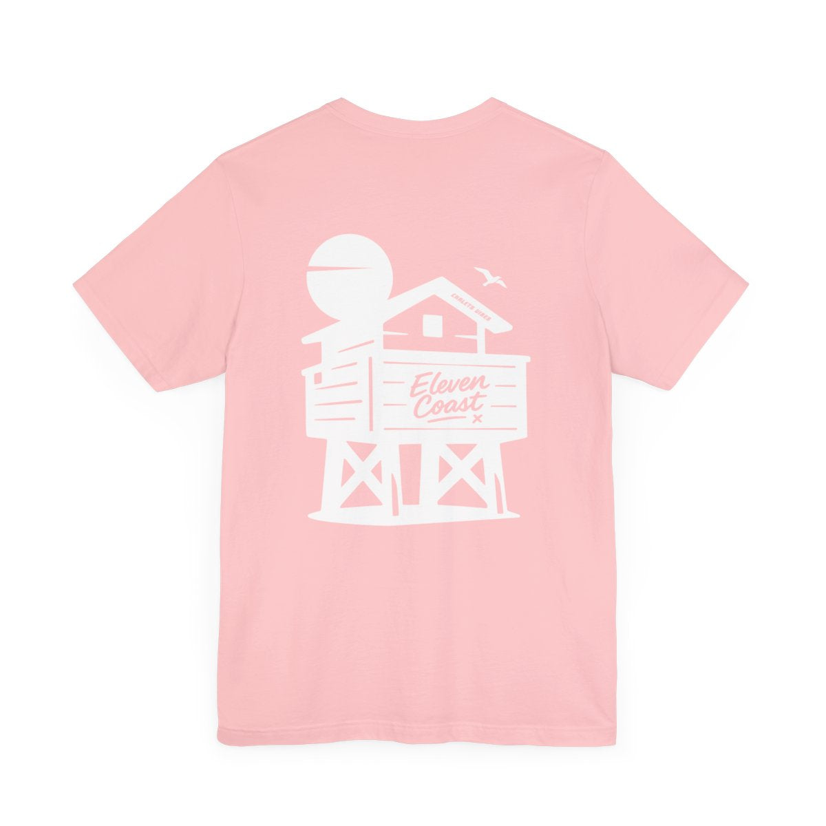 Men's Beach Chalet T-Shirt White Design 