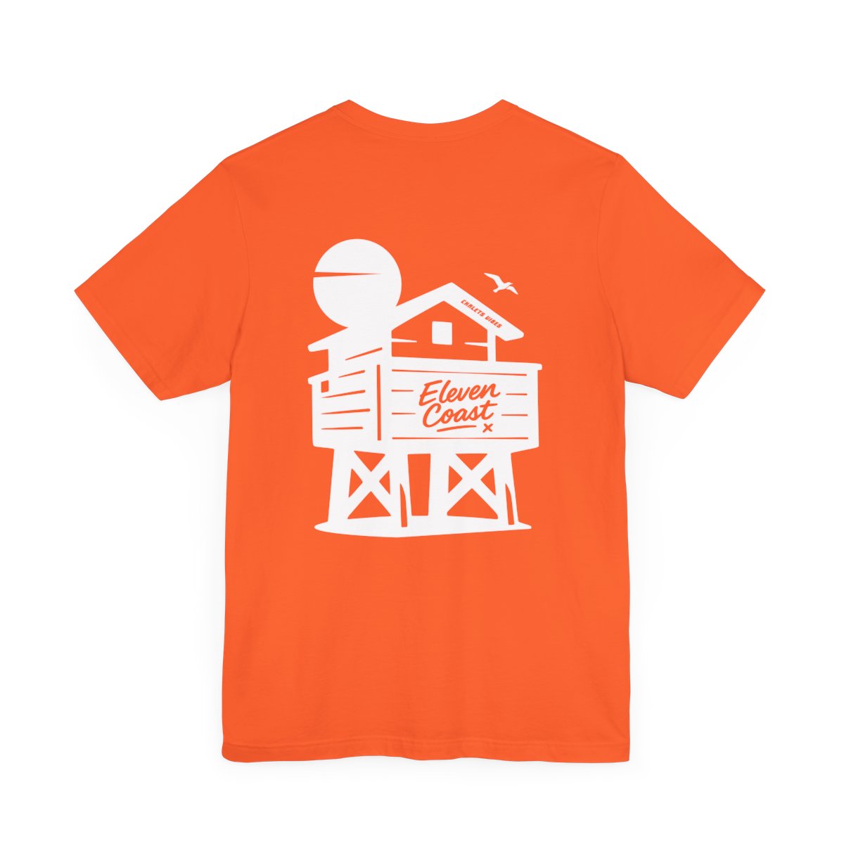 Beach Chalet T-Shirt For Women #en:color_orange,fr:couleur_orange