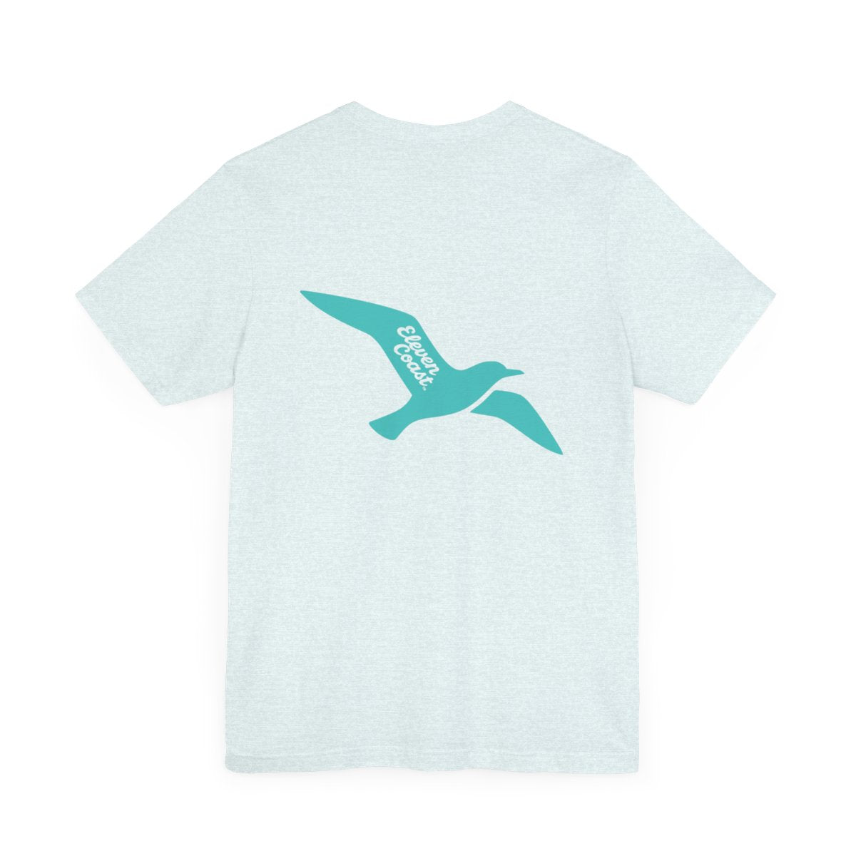 Men's Mint Aqua Seagull T-Shirt #en:color_heather-ice-blue,fr:couleur_bleu-glacier-chiné