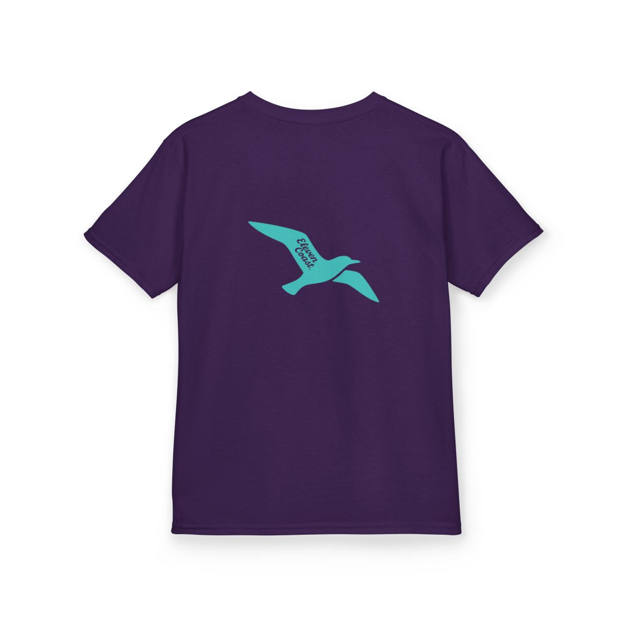 Kids Seagull Mint Aqua Tee #en:color_purple,fr:couleur_violet-foncé