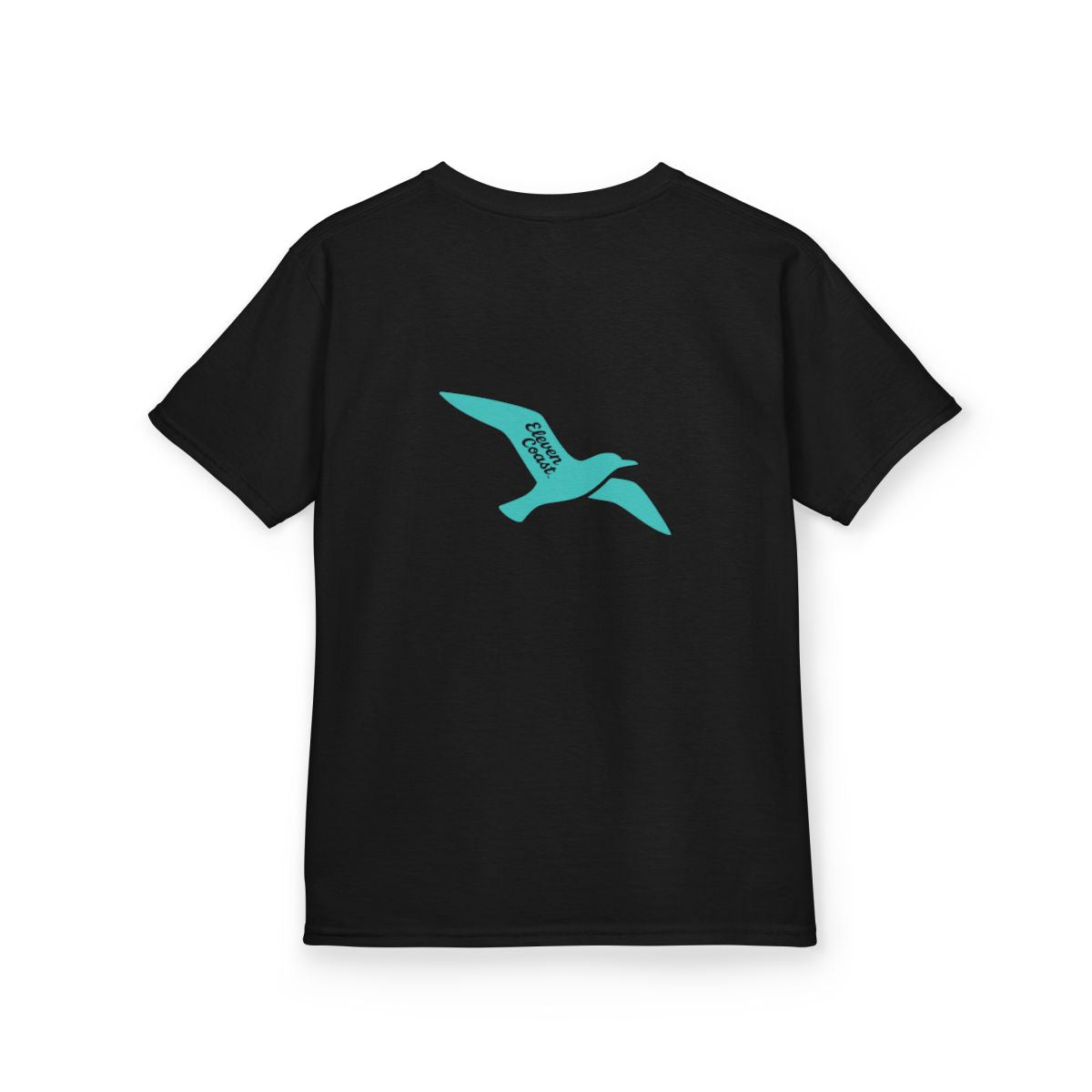 Kids Seagull Mint Aqua Tee #en:color_black,fr:couleur_noir