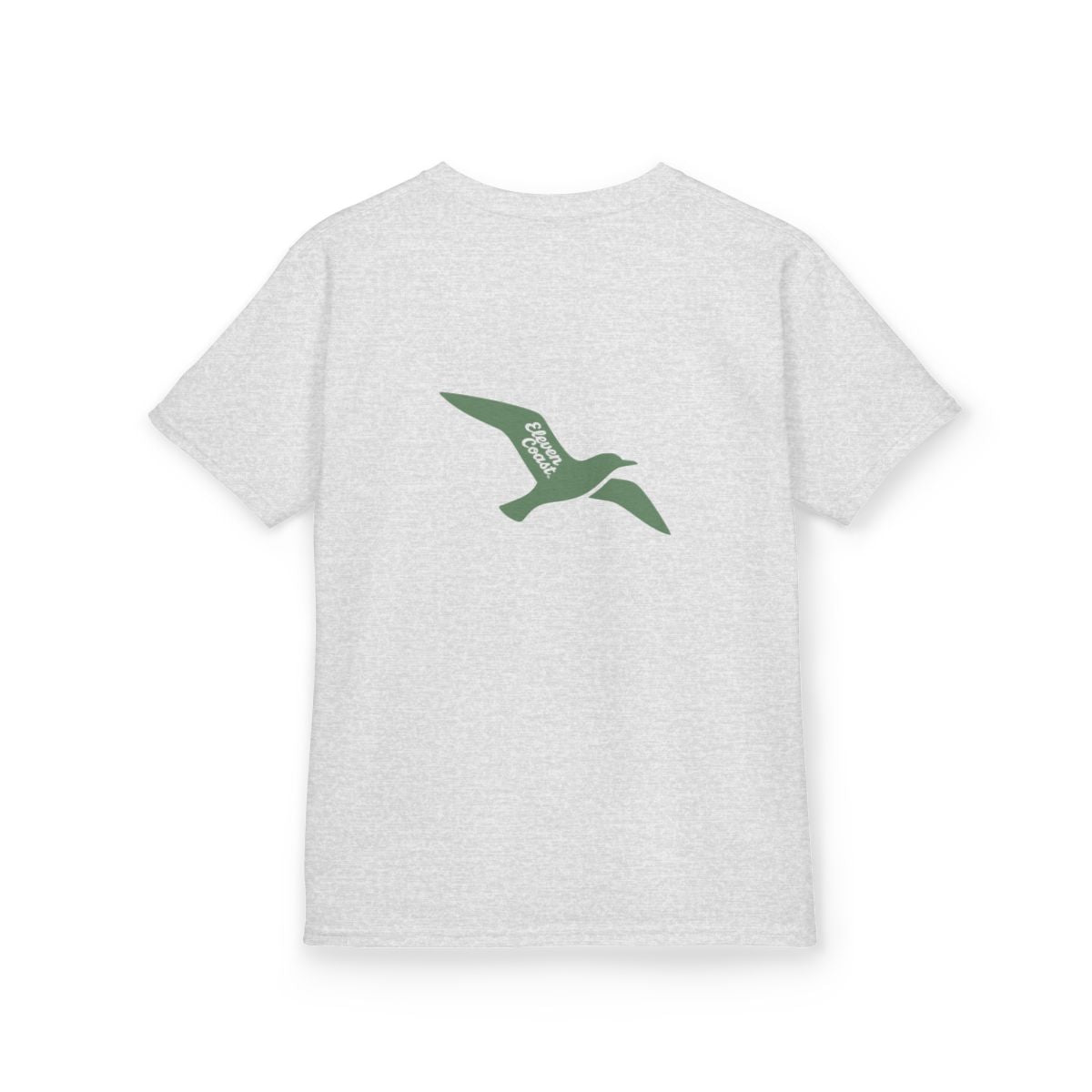Kids Flying Seagull Shirt Cactus Green 