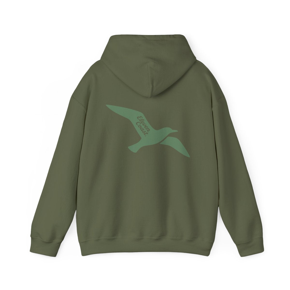 Men's Seagull Hoodie Cactus Green #en:color_military-green,fr:couleur_vert-militaire