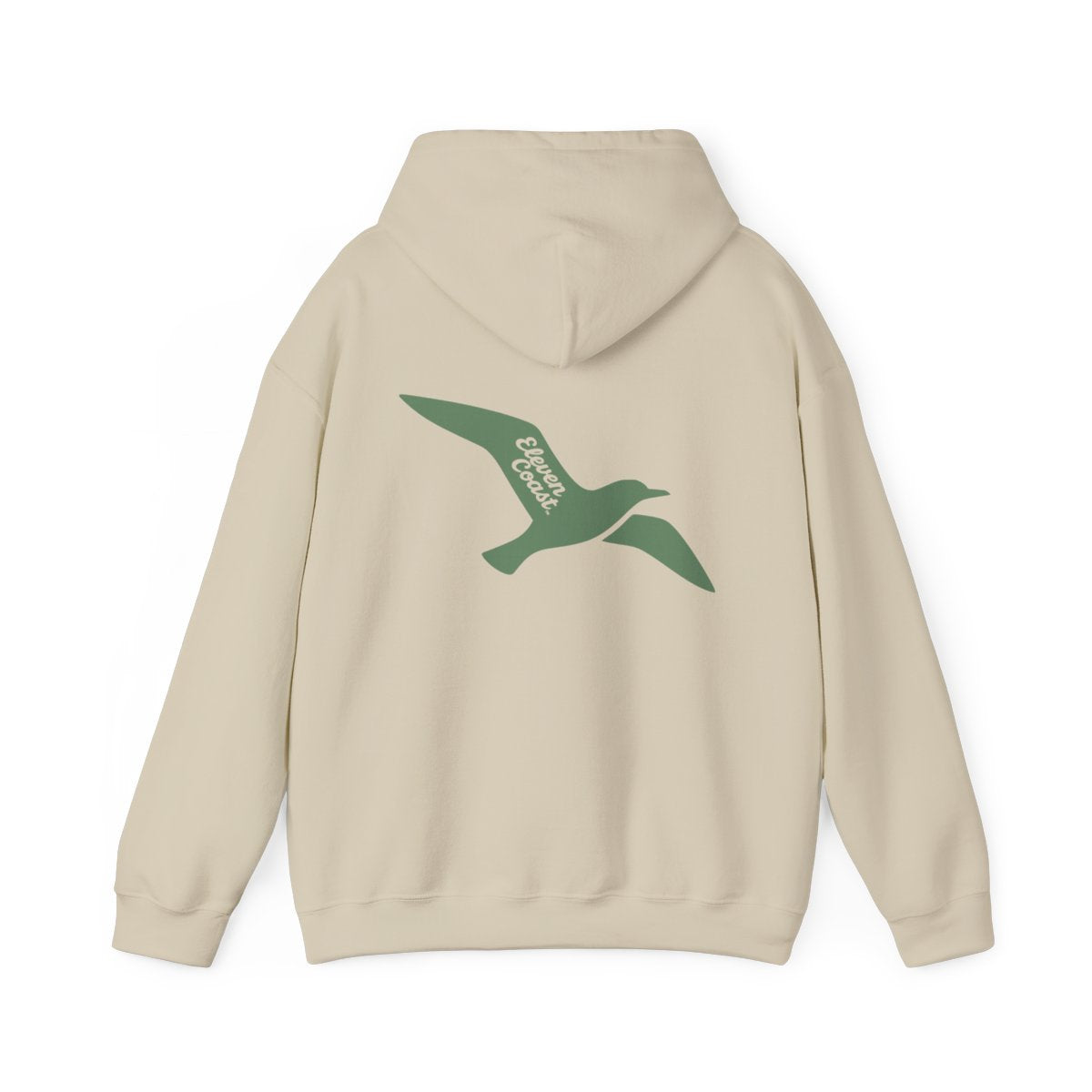 Green Seagull Hoodie For Women Freedom #en:color_sand,fr:couleur_sable