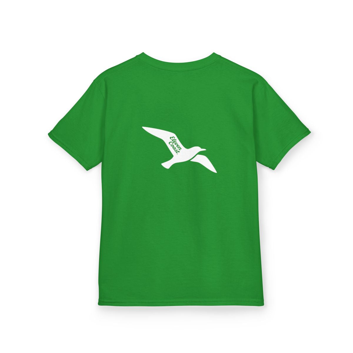 Kids Seagull Tee White Silhouette 