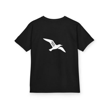 Kids Seagull Tee White Silhouette 