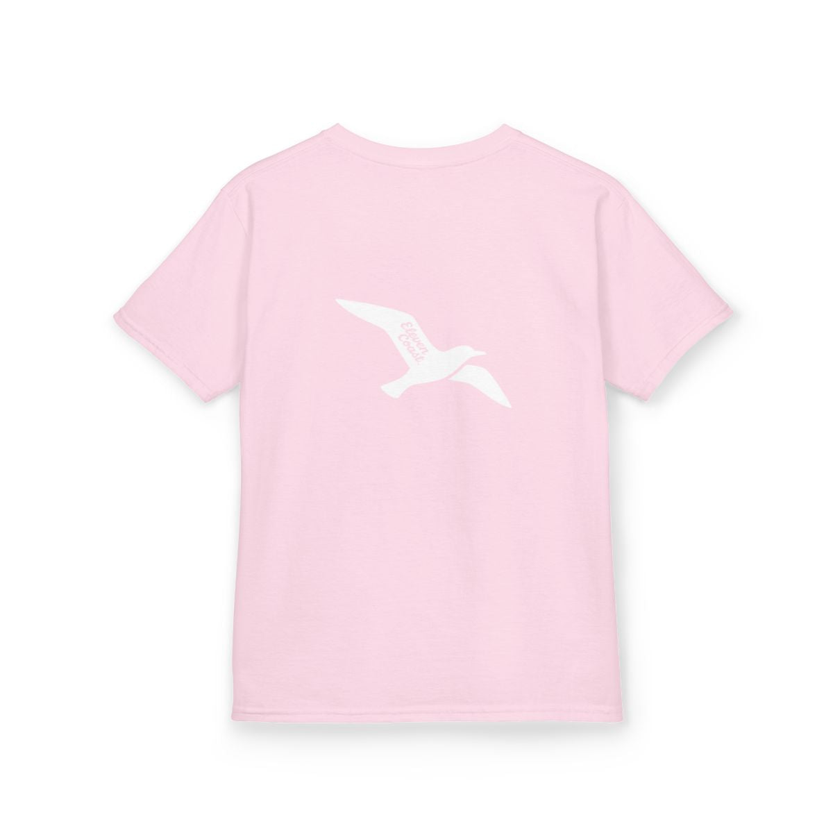 Kids Seagull Tee White Silhouette 