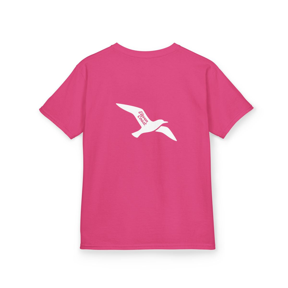 Kids Seagull Tee White Silhouette 