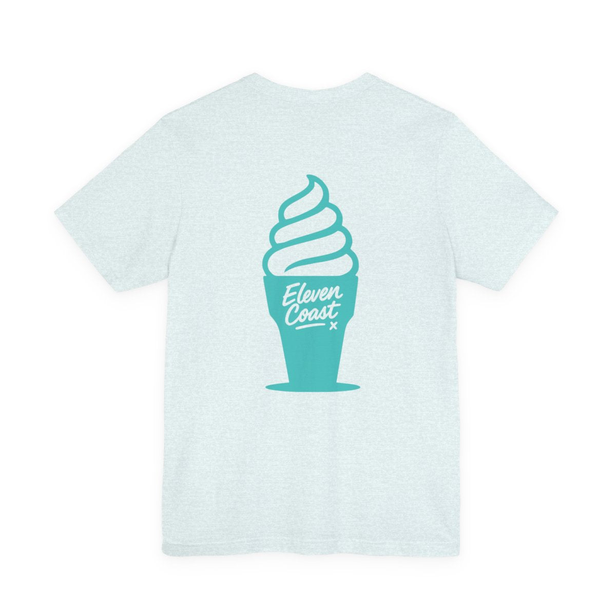 Mint Aqua Ice Cream Tee Women #en:color_heather-ice-blue,fr:couleur_bleu-glacier-chine
