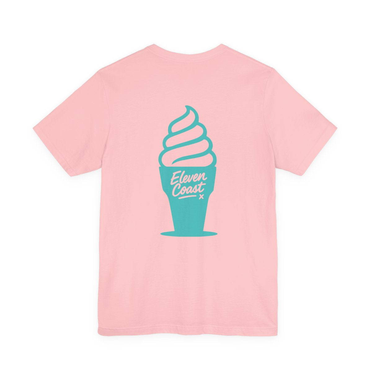 Mint Aqua Ice Cream Tee Women #en:color_pink,fr:couleur_rose