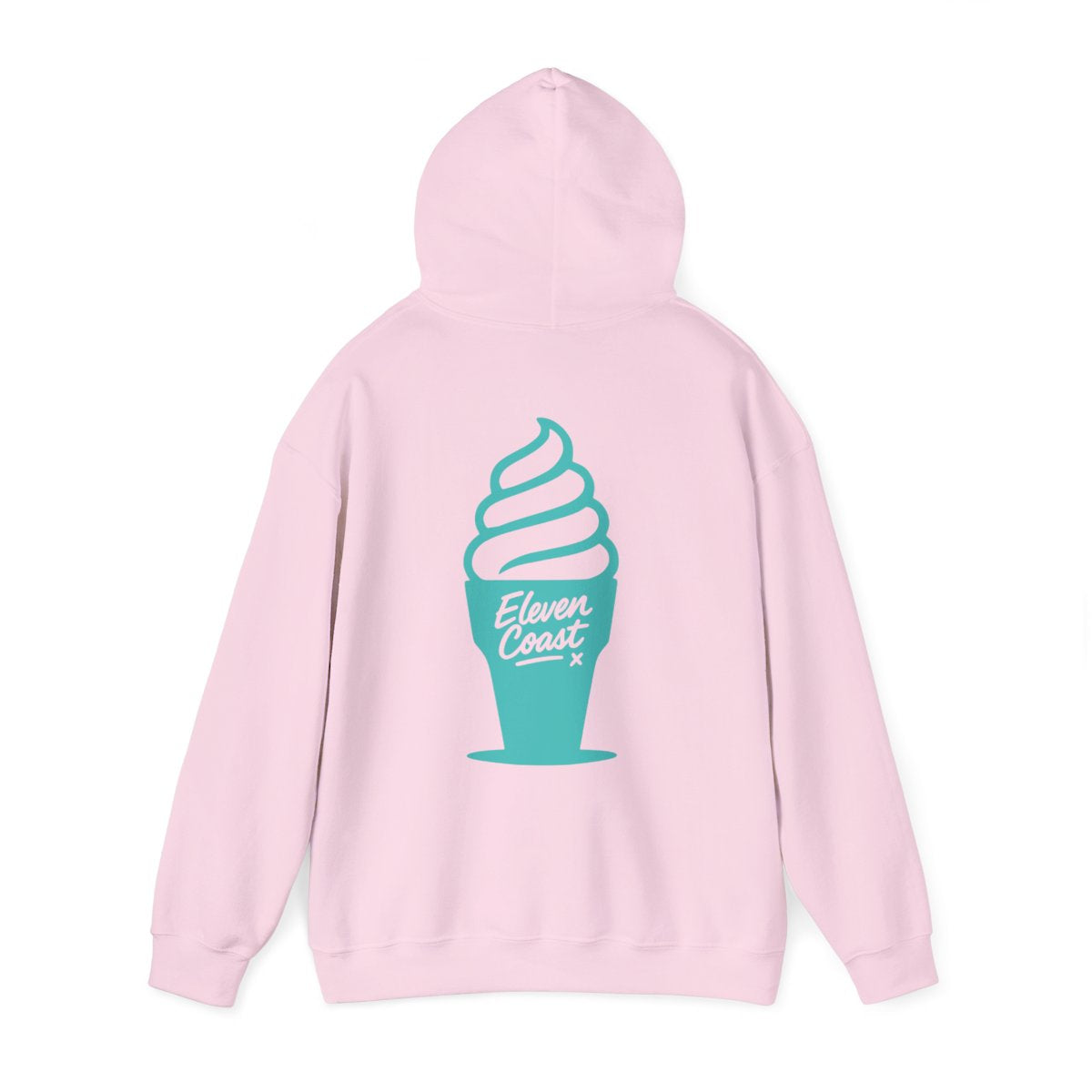 Men's Mint Aqua Ice Cream Hoodie #en:color_light-pink,fr:couleur_rose-clair