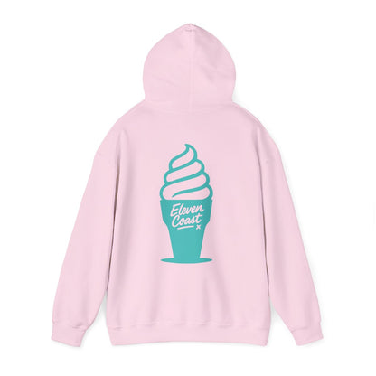 Mint Aqua Ice Cream Hoodie Women 