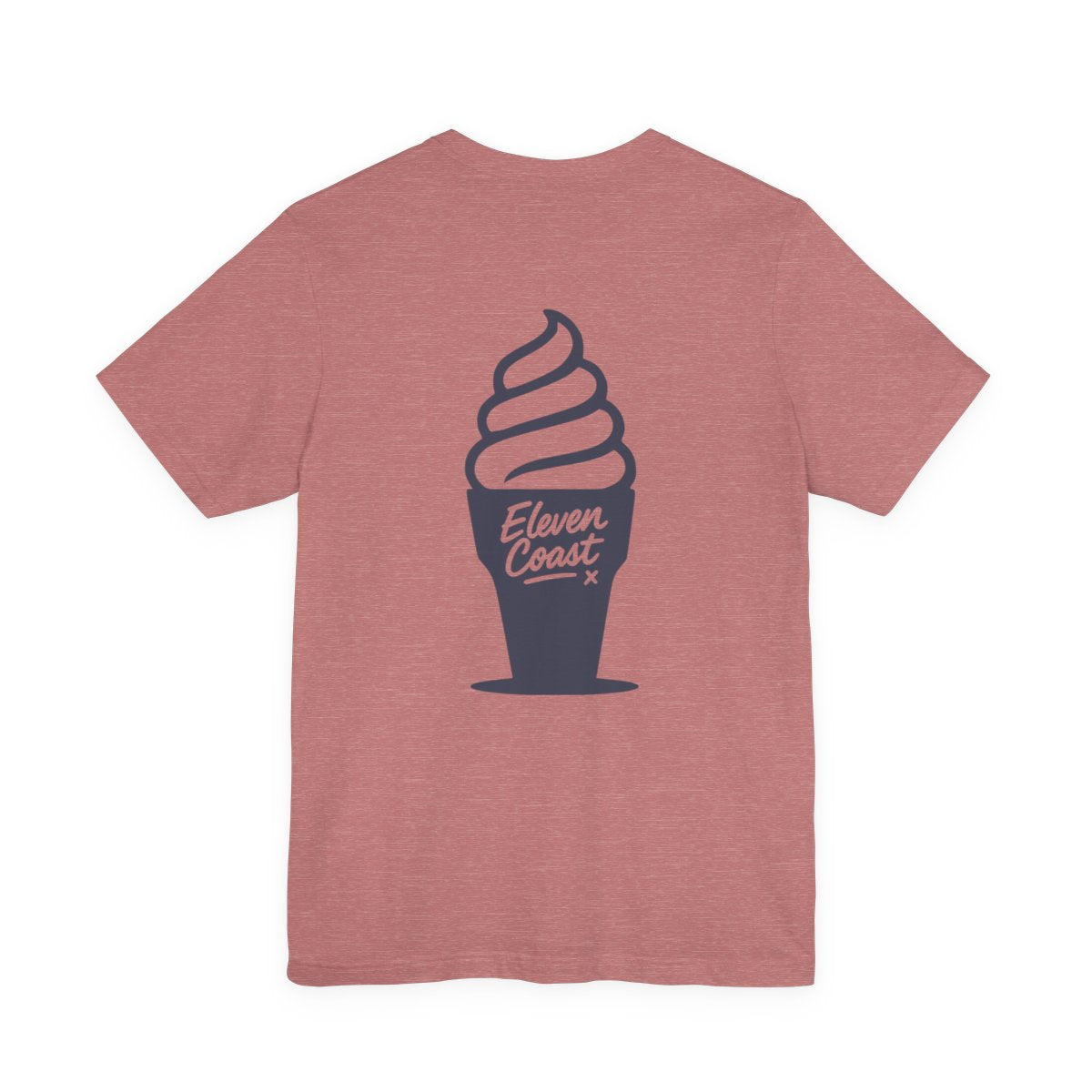 Men's Navy Ice Cream T-Shirt #en:color_heather-mauve,fr:couleur_mauve-chine