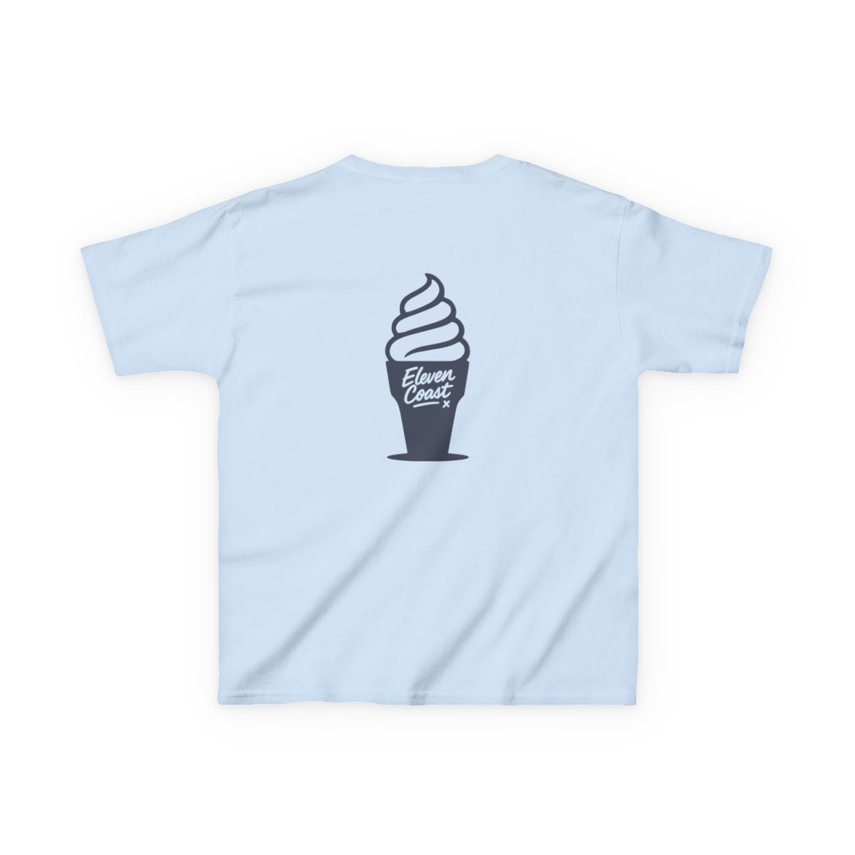 Kids Ice Cream Tee Navy Silhouette 