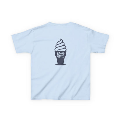 Kids Ice Cream Tee Navy Silhouette 