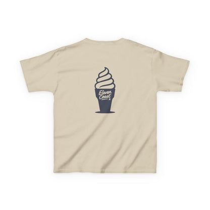 Kids Ice Cream Tee Navy Silhouette 