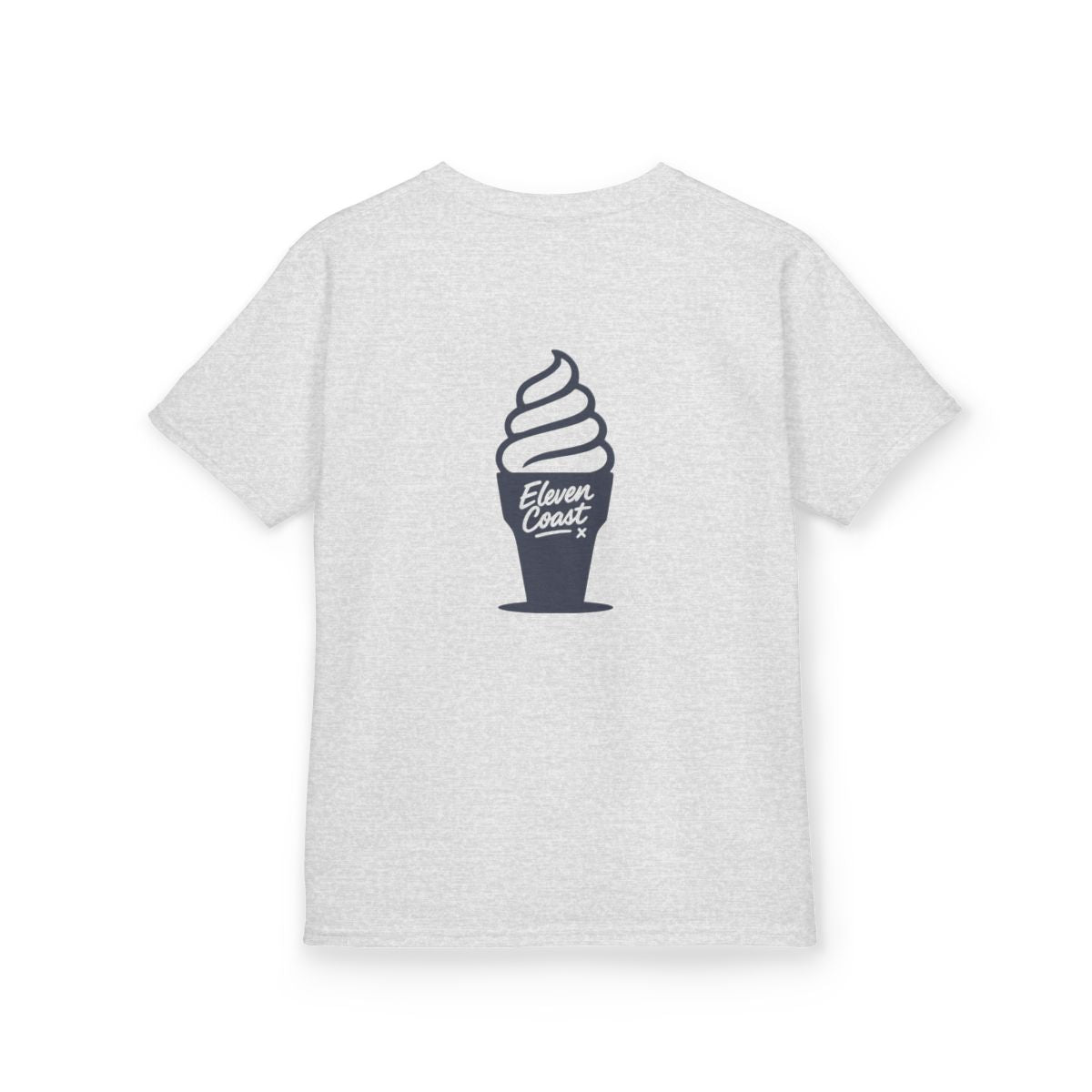 Kids Ice Cream Tee Navy Silhouette 