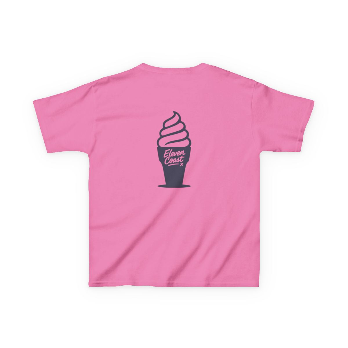 Kids Ice Cream Tee Navy Silhouette 