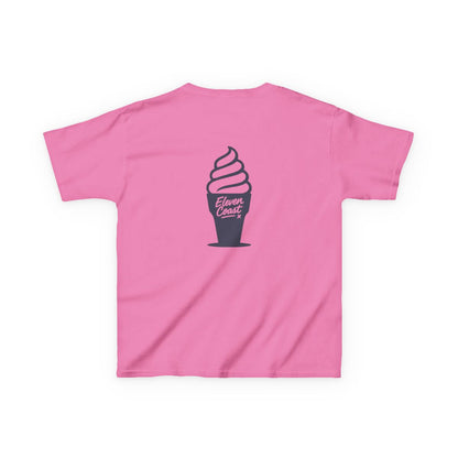 Kids Ice Cream Tee Navy Silhouette 