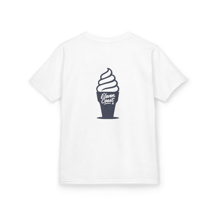 Kids Ice Cream Tee Navy Silhouette 