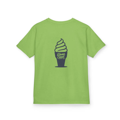 Kids Ice Cream Tee Navy Silhouette 