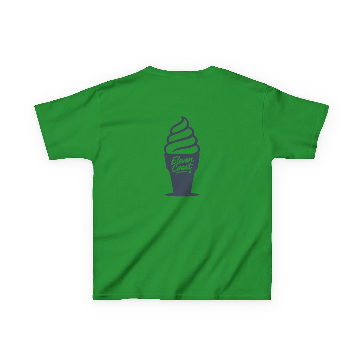 Kids Ice Cream Tee Navy Silhouette 