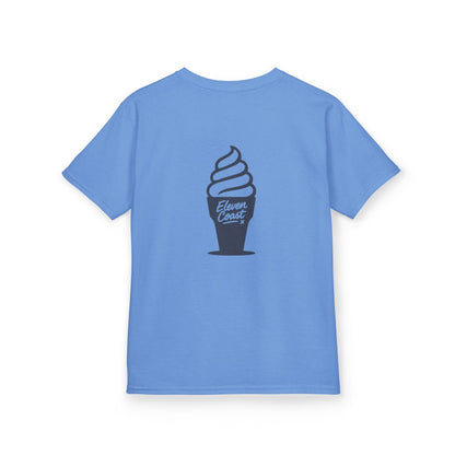 Kids Ice Cream Tee Navy Silhouette 