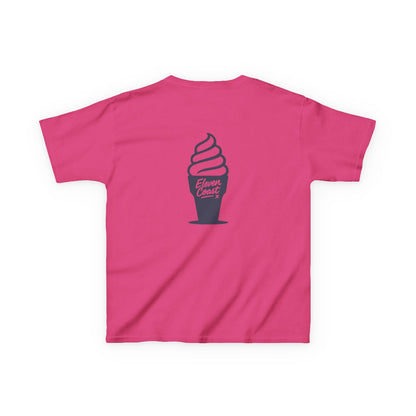 Kids Ice Cream Tee Navy Silhouette 