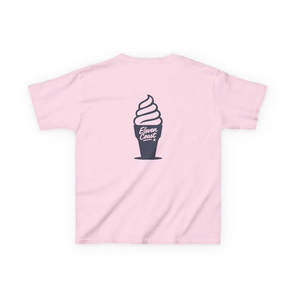 Kids Ice Cream Tee Navy Silhouette 