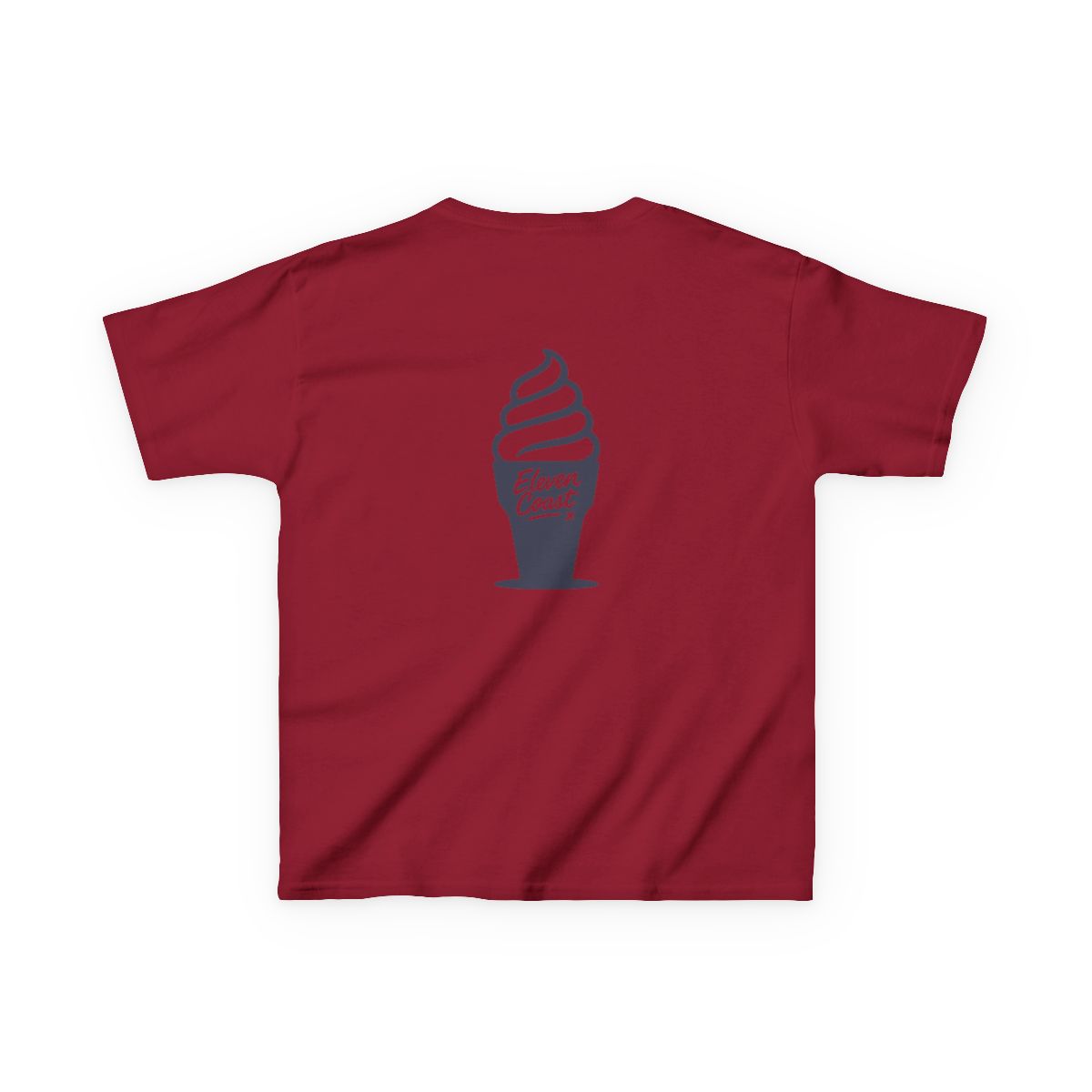 Kids Ice Cream Tee Navy Silhouette 
