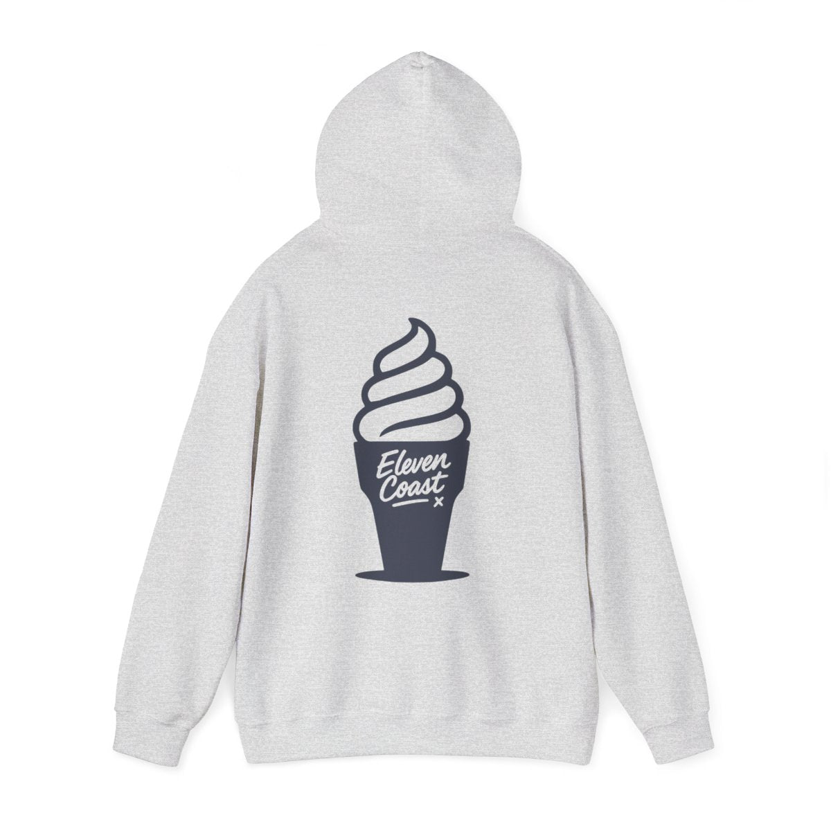 Men's Navy Ice Cream Hoodie Comfort #en:color_ash,fr:couleur_cendre