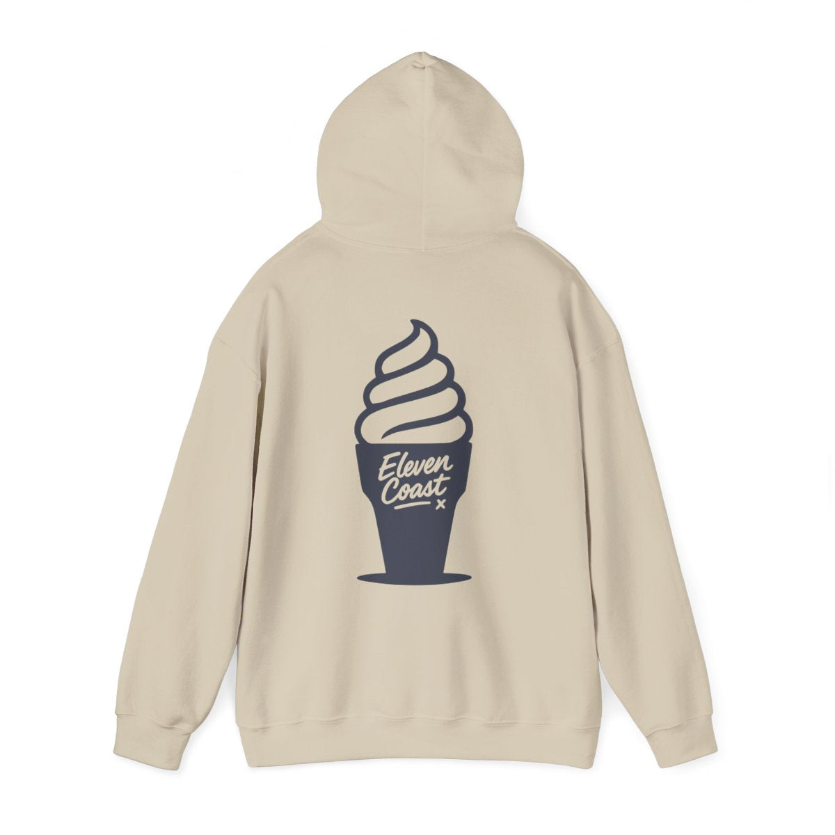 Men's Navy Ice Cream Hoodie Comfort #en:color_sand,fr:couleur_sable