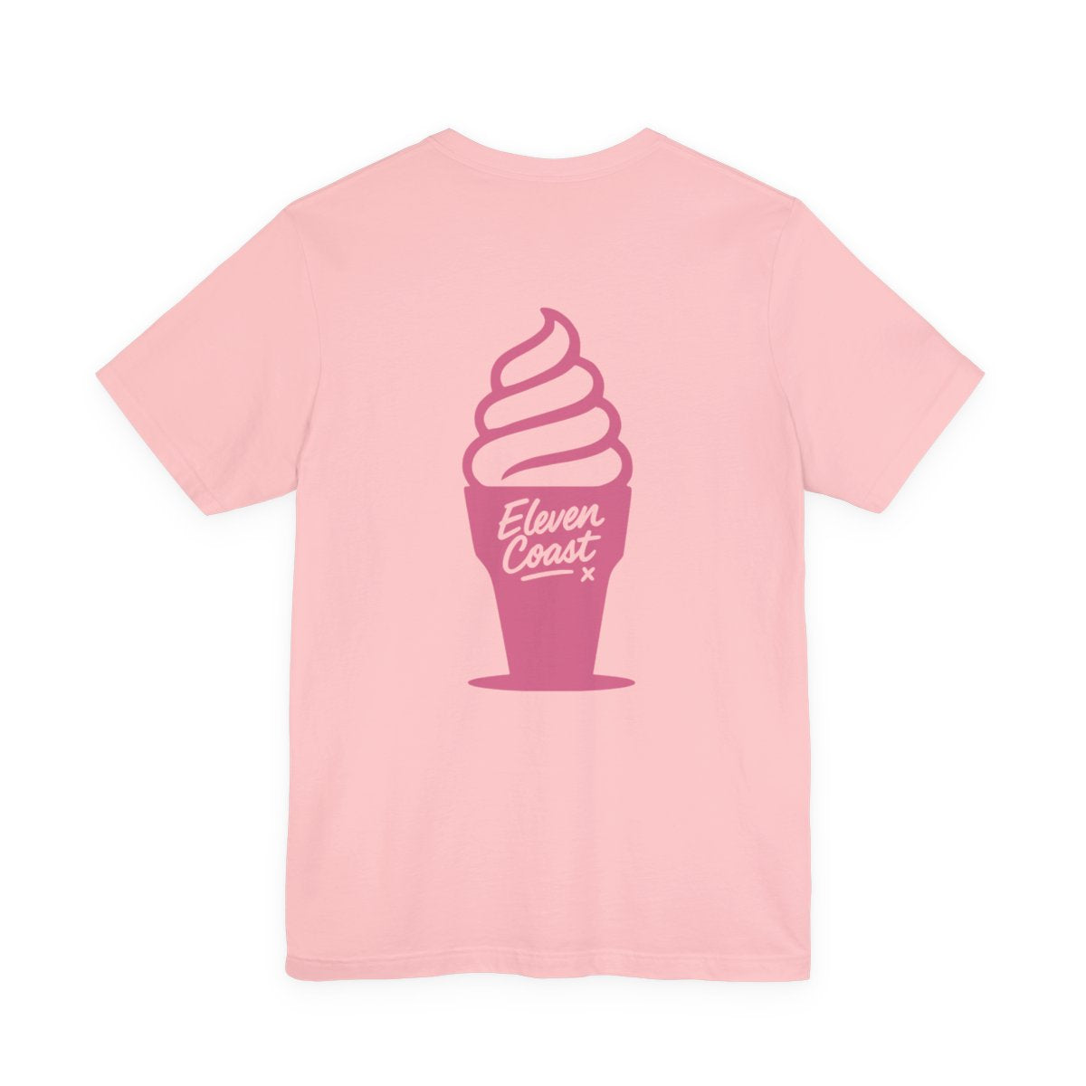 Pop Pink Ice Cream T-Shirt Women #en:color_pink,fr:couleur_rose