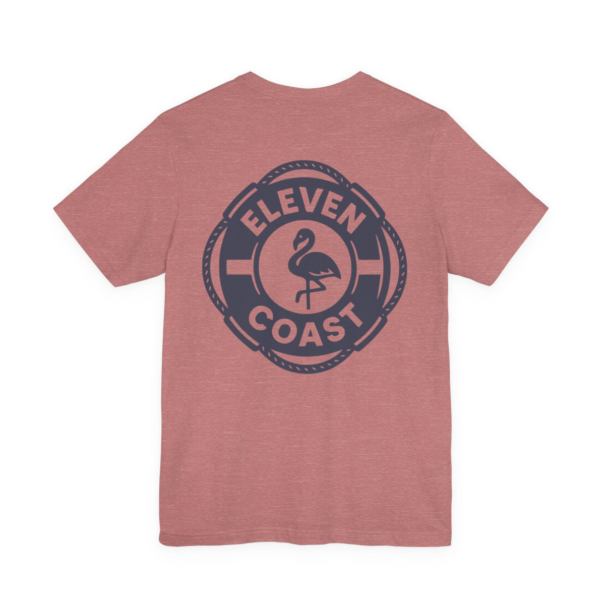 Navy Flamingo Life Preserver T-Shirt Men 