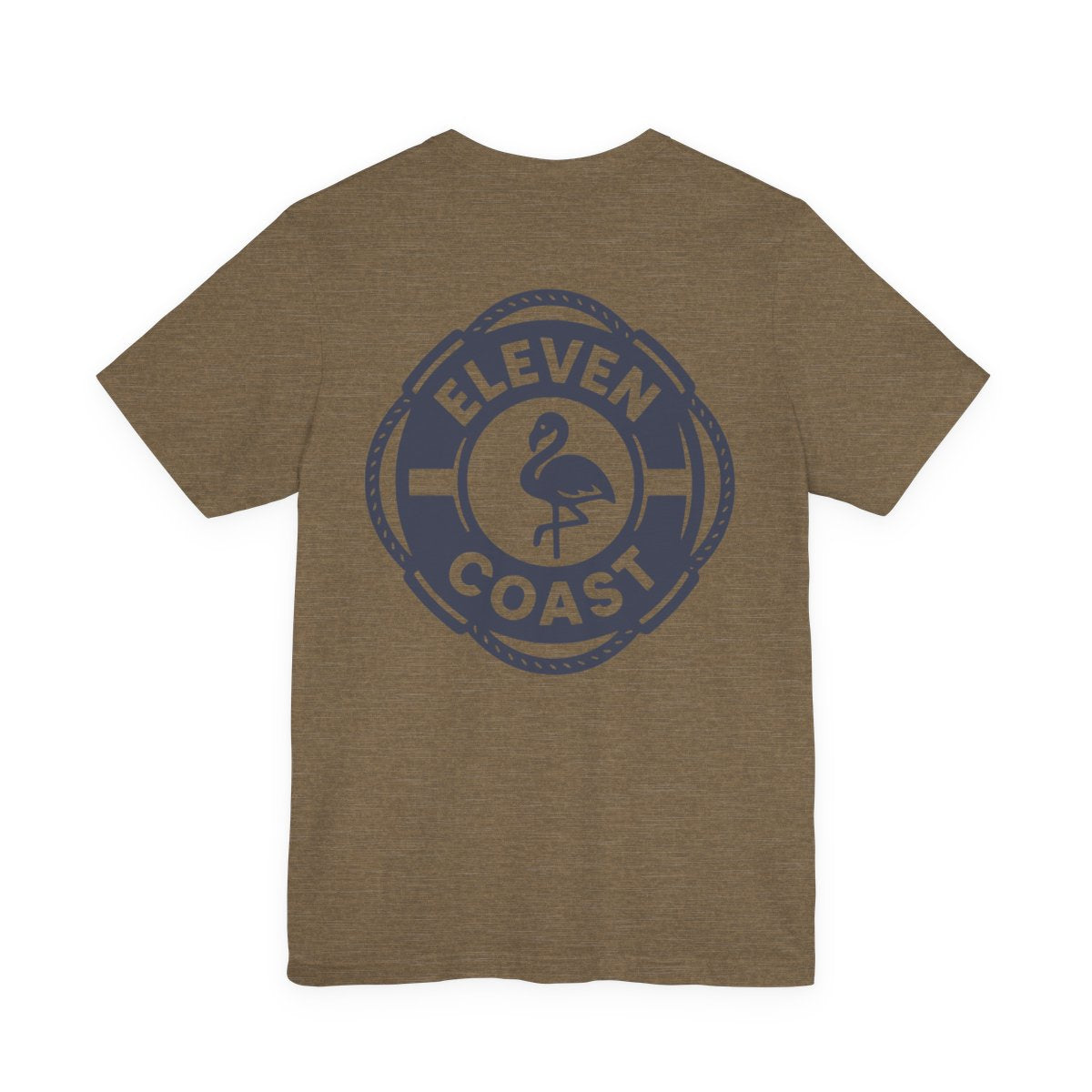Navy Flamingo Life Preserver T-Shirt Men 