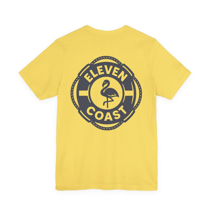 Navy Flamingo Life Preserver T-Shirt Men 