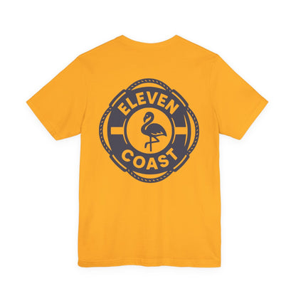 Navy Flamingo Life Preserver T-Shirt Men 